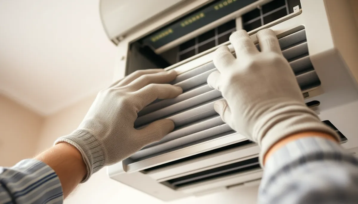 Nettoyage des filtres d'une pompe à chaleur par le propriétaire, geste d'entretien simple