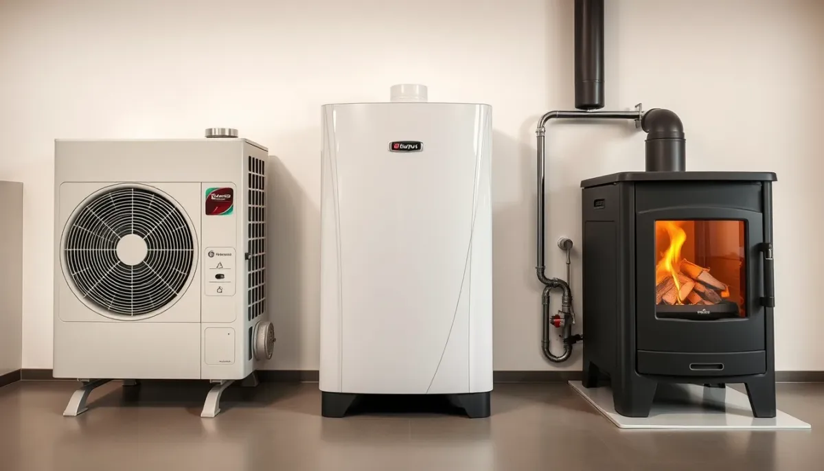 Comparatif entre une pompe à chaleur, une chaudière gaz et un poêle à granulés