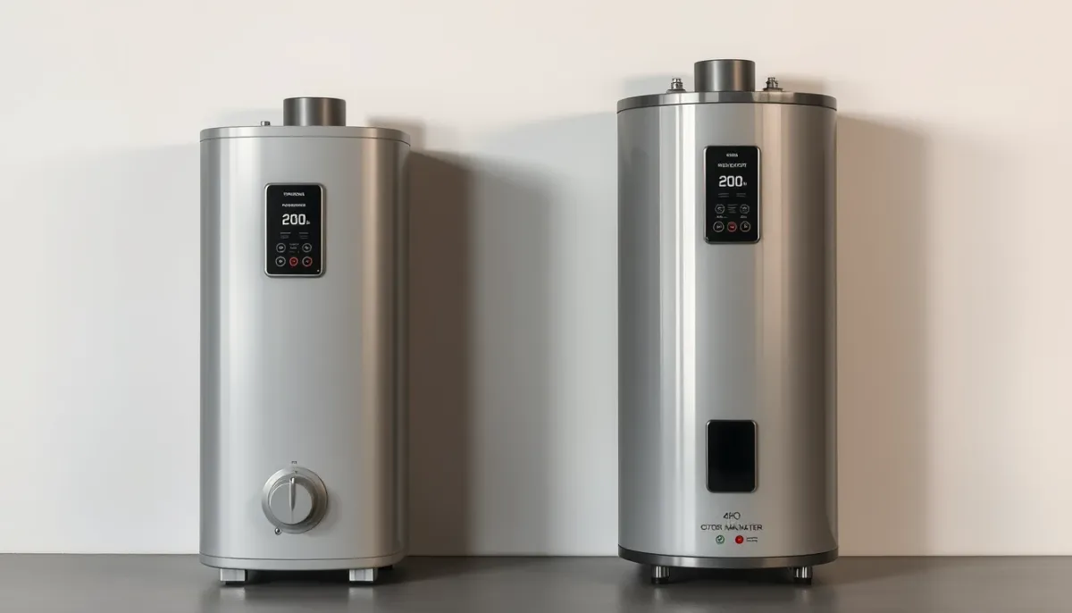 Comparaison côte à côte des chauffe-eau Atlantic Calypso 200 L et Explorer 270 L