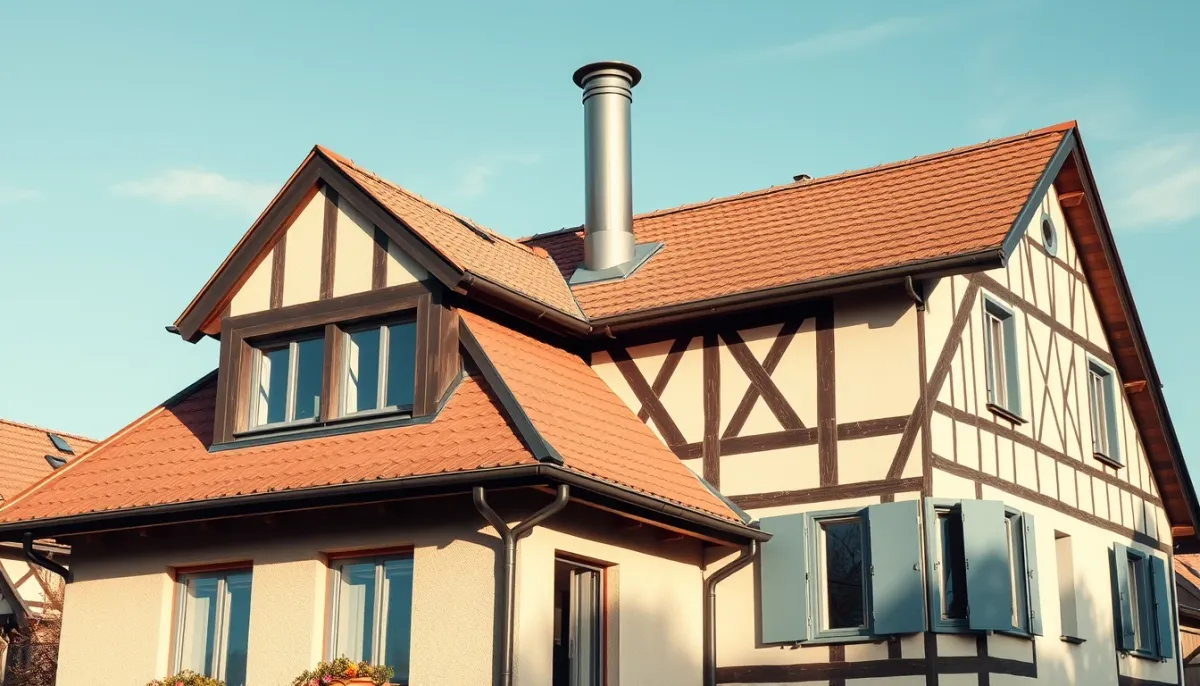 Installer un poêle à granulés : les règles du conduit et de la sortie de toit
