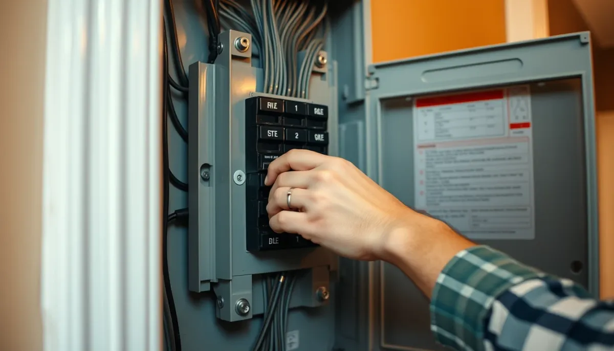 Vérification du disjoncteur électrique par un particulier